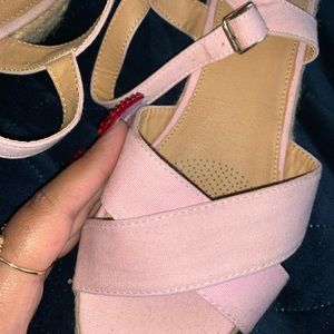 Pink Wedges.